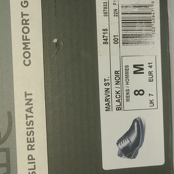 Nunn Bush Men's Marvin Street Plain Toe Oxford, Black, Size 8 - Picture 14 of 16